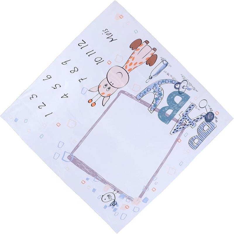 Soft Cotton Cartoon Baby Blanket Large Size for Newborn Photo Props and Memory Keepsake - Image 4
