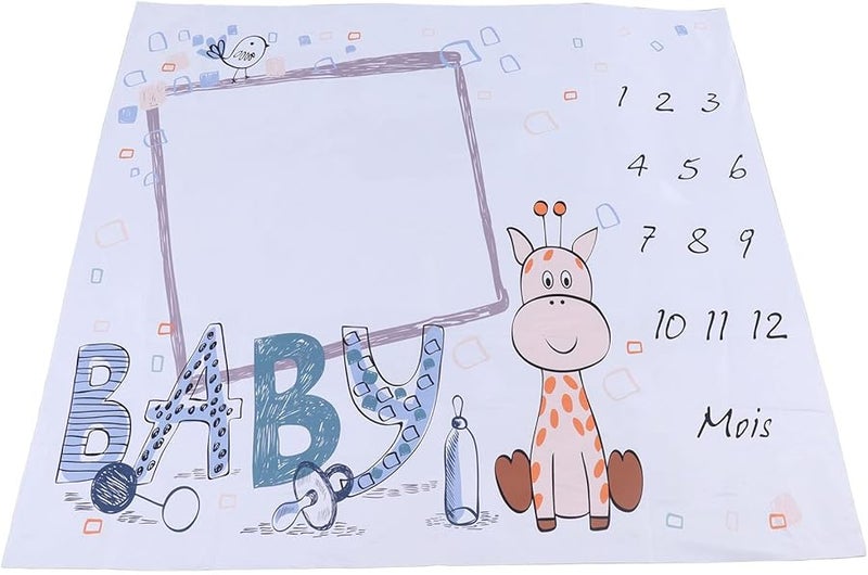 Soft Cotton Cartoon Baby Blanket Large Size for Newborn Photo Props and Memory Keepsake - Image 1