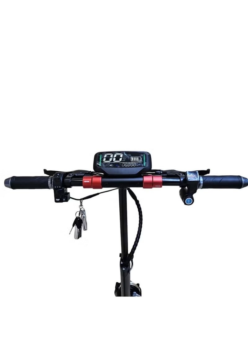 Aster A1s Electric Scooter – 2000W Motor, 48V 12Ah Battery, Adjustable Seat (Black) - Image 3