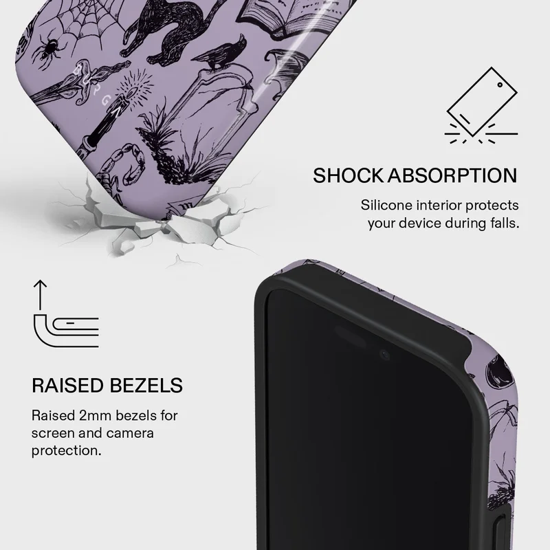 Burga  Burga Iphone 16 Pro Max Academy Premium Case Compatible with Hybrid Dual-Layer Hard Shell + Silicone Protection - Scratch-Resistant Shockproof Mobile Cover  | Best Price UAE