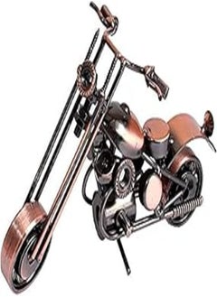Generic Fashion Motorcycles, Creative Shaping Home Decoration, Iron Craft for Men, Silver 