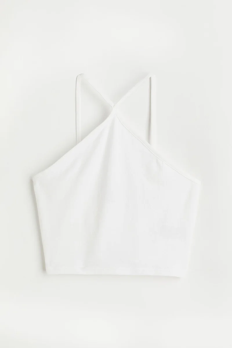 H&M Cotton cropped top