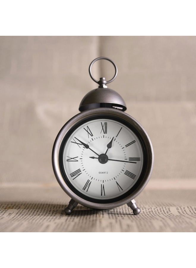 OSALADI Round Clock Insert 3 Inch Small Quartz Clock Fit-up Movement Miniature Clock White Dial Black Trim Roman Numerals DIY Clock Replacement Part - Image 3