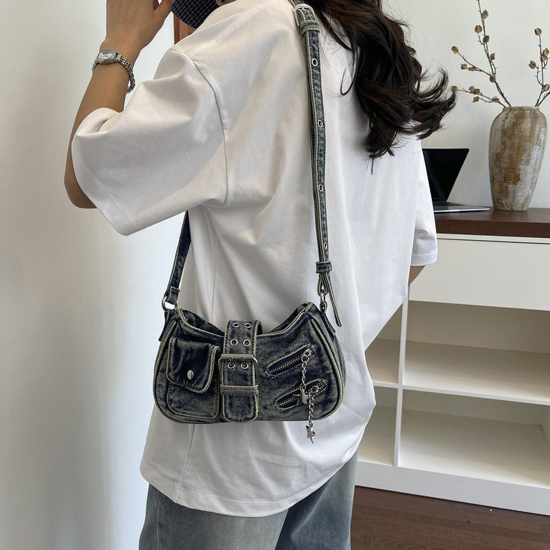 Women's Crescent Shoulder Bag - Image 5