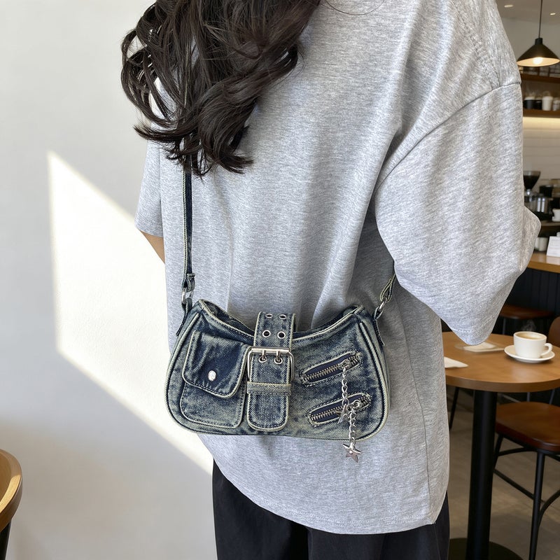 Women's Crescent Shoulder Bag - Image 4