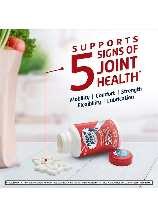 Move Free - Glucosamine 1500mg (per serving) & Chondroitin - Move Free Advanced Joint Support Tablets (350 Count In A Bottle), For Joint Health, Supports Mobility, Flexibility, Strength, Lubrication and Comfort - Image 1