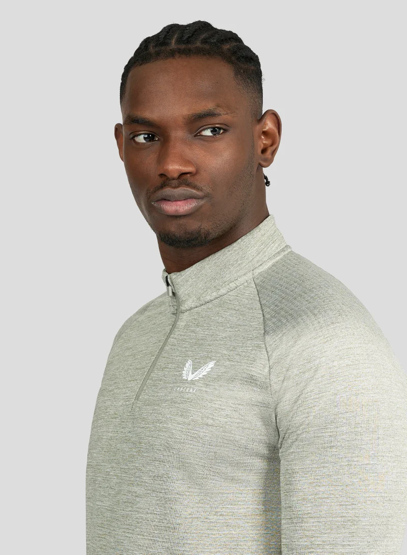 كاستور Core Essentials Standard 1/4 Zip - Khaki