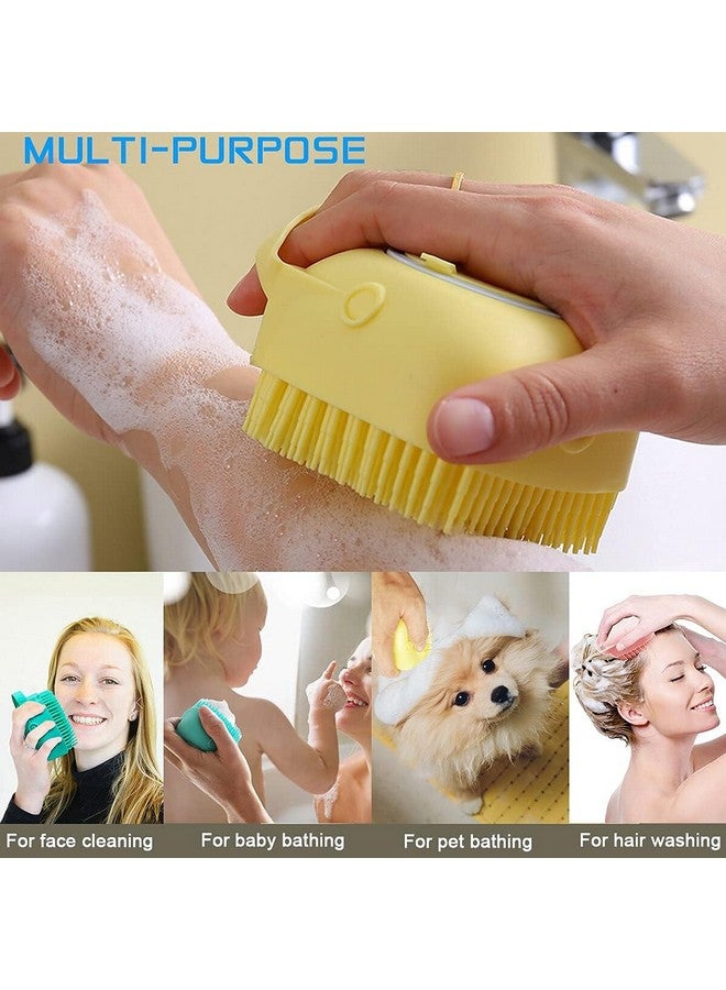 Dkriva Silicone Body Brush - Bathing Brush for Skin Deep Cleaning Massage,for Men & Women, Dead Skin Removal Exfoliating (Multicolor) (1pcs Multicolor) - Image 4