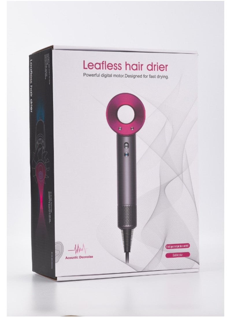 Changli - Professional Brushless, Portable Blow Dryer Fast Drying for Salon Look 1600W, 3 Speed,4 Heat Settings with 5 Magnetic attachments for Quick Drying and efficient Styling - Image 1