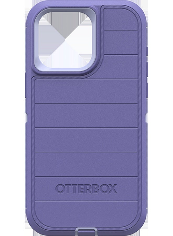 Defender Pro Series Case and Holster - iPhone 15 Pro Max Purple