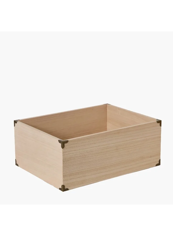 Home Box Paulownia 4-Piece Wooden Box Set