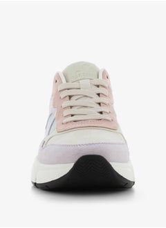 SJ Women's Colourblock Sneakers with Lace-Up Closure  - Image 4
