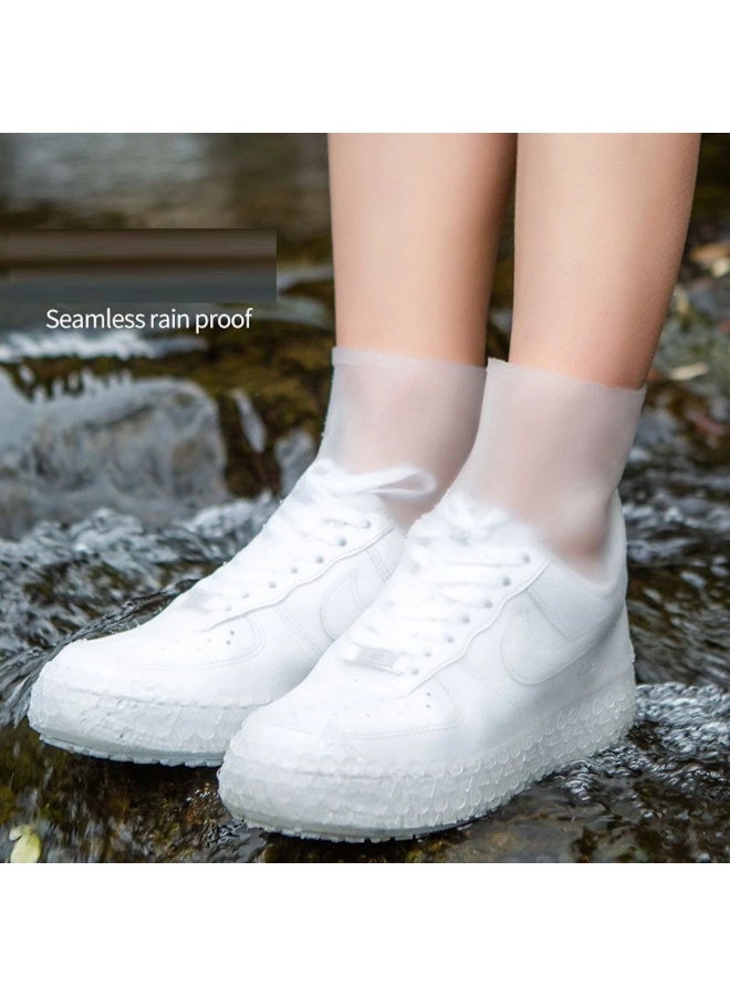 MOCOM Silicone Waterproof Shoe Covers for Adults (EU 34–44) – Reusable, Slip-Resistant Overshoes for Rain, Snow & Sand | Anti-Skid, Washable Boot Protectors for Hiking, Camping, Fishing, Beach & Outdoor Use  - Image 4