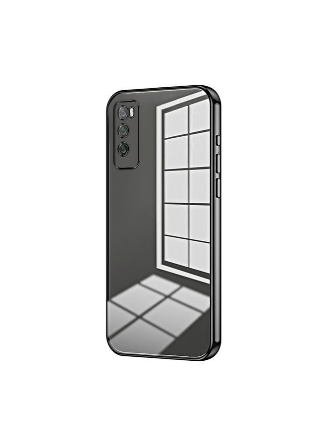 اس-توب جراب لهاتف Huawei Enjoy 20 Pro / Enjoy Z 5G جراب هاتف شفاف مطلي بفتحة دقيقة - Image 1