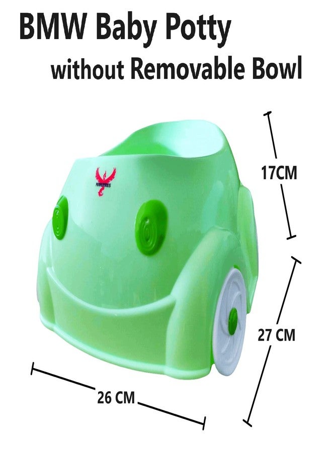MOLTRES - BMW Potty Training Toilet Seat without Removable Tray, Lid For Boy And KIds (Age 6-18 Mths) Potty Seat/Potty Box. (Green) - Image 2