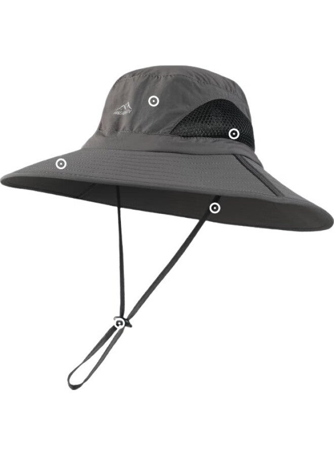 Mission Uv Sun Protection Hat For Men, Sun Visor, Fishing Hat, Fisherman Hat, Hiking Cap, Summer Outdoor Uv Protection Sun Hat, Cool Hat - Image 1