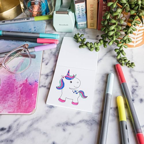 A Brighter Year The Original Adult Mini Coloring Book - 5-Piece Variety Pack - 3” x 3” Pocket Size, 50 Pages, Lay Flat Binding, Thick Paper - No Bleeding - Stress & Anxiety Relief - Relaxation, Gift - Image 4