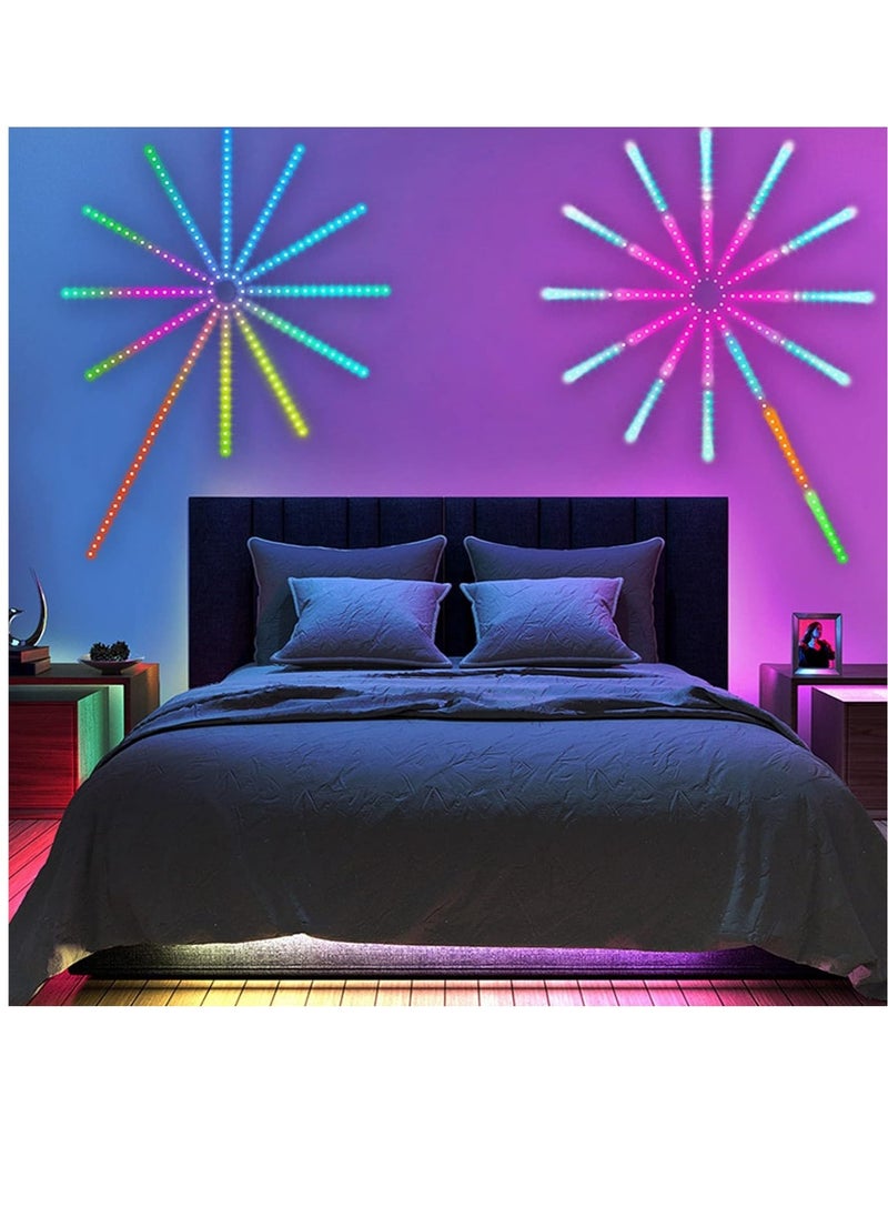 Generic - Smart Strip USB Powered Firework Led Lights For Bedroom With Launch Burst Effect Remote App Control - Image 1