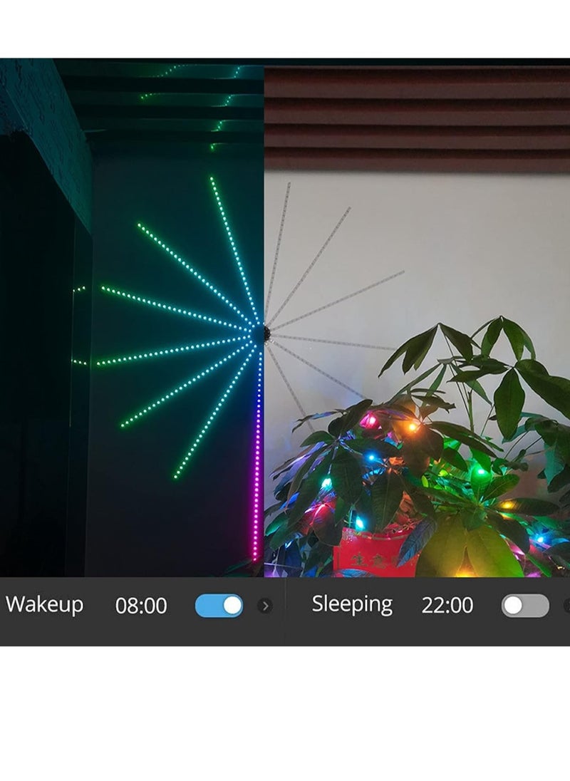 Generic - Smart Strip USB Powered Firework Led Lights For Bedroom With Launch Burst Effect Remote App Control - Image 1