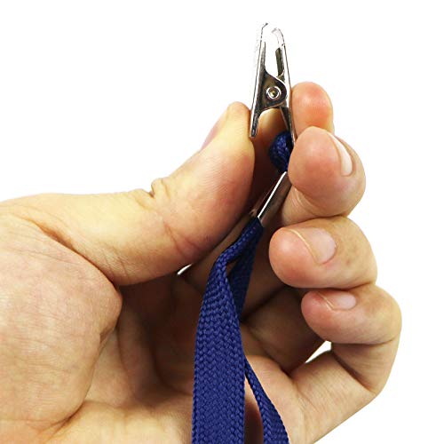 Ollain Badge Lanyards Neck Bulk Cruise Lanyards Lanyard with Clip for ID Card Name Tags Badge Holders (Navy Blue, 100 Pack) - Image 4