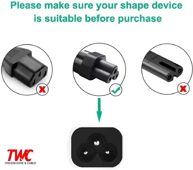 TWC 1.8M Heavy Duty Extension Power Cord | 3-Pin 6A 250V Replacement Plug | 18AWG 100% Pure Copper Cable for Iron Press, Kitchen Appliances & Power Tools – Black - Image 2