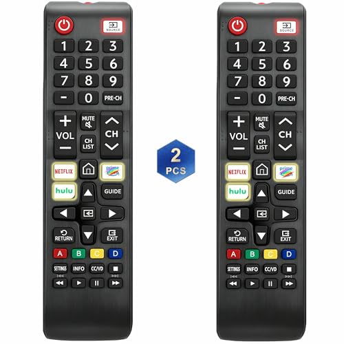 B BraiNice Replacement for Samsung Remote Control 2025-2001, Pack of 2 Remotes for Samsung Smart TV, Hotel Specific Model, Control para tv Smart remoto - Image 1