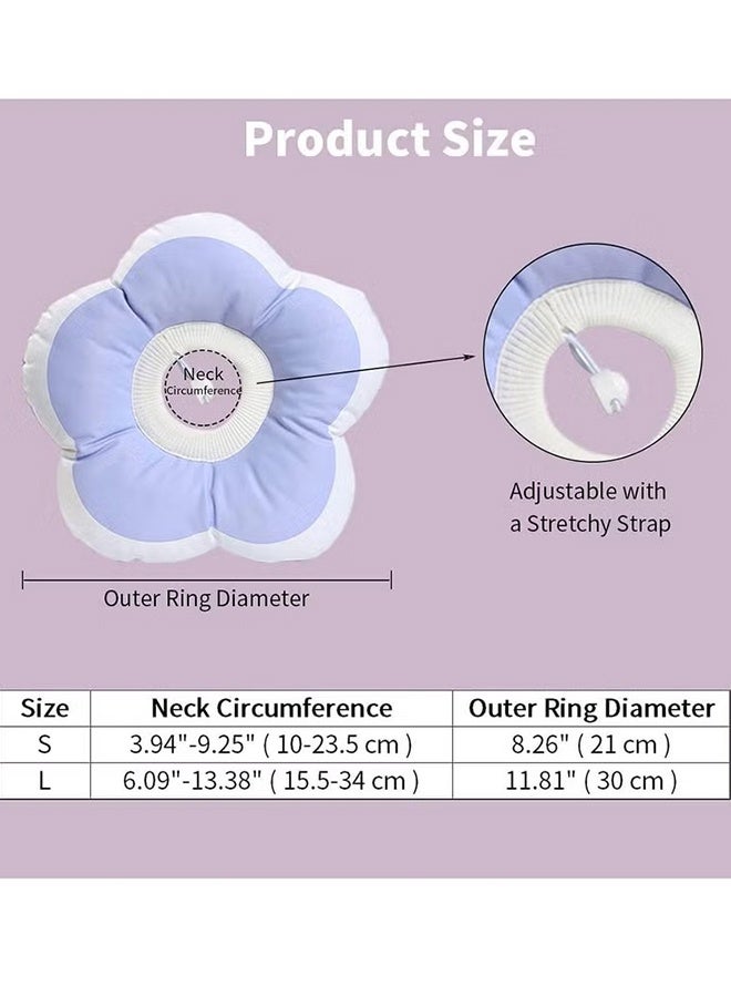 Happy D Cat Cone Collar Waterproof and Soft Cone Collars for Cat Wound Healing Protective Cone After Surgery Elizabethan Collars for Kitten Pets S - Image 5
