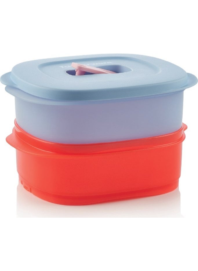Tupperware Micro Bowl 2-Piece Microwave Oven Heating Nutrition Container Hsgl  - Image 1