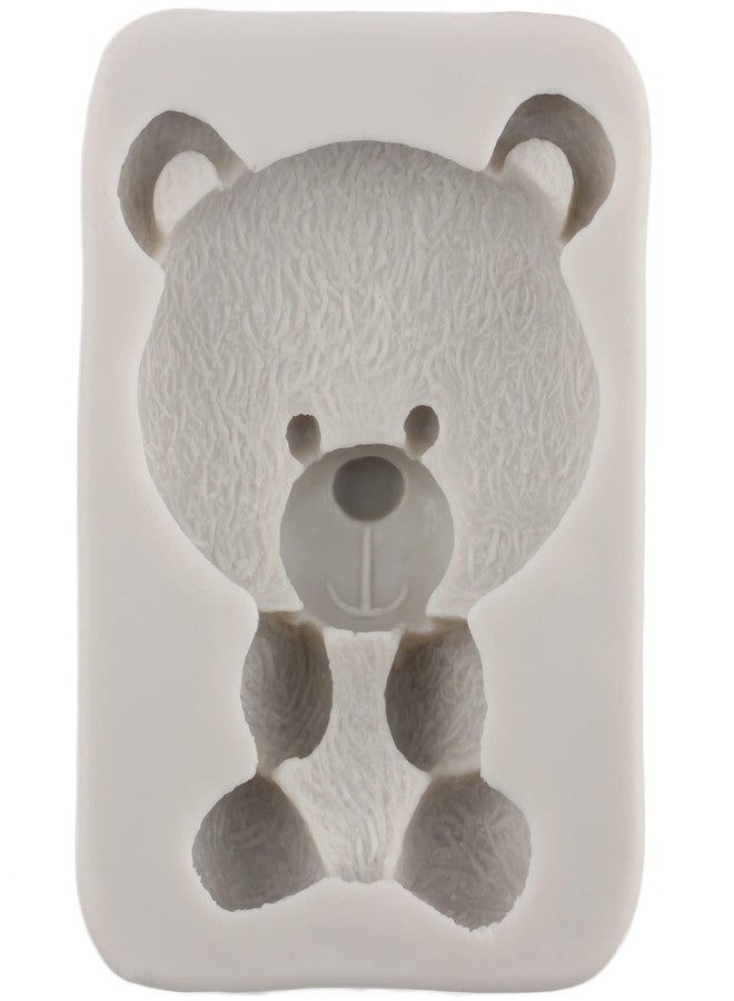 MINFEIDMS Teddy Bear Fondant Silicone Molds Bear Silicone Molds For Cake Decoration Cupcake Topper Candy Chocolate Gum Paste Polymer Clay - Image 3