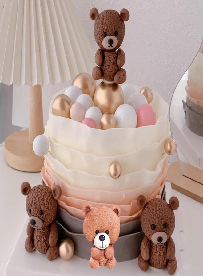 MINFEIDMS Teddy Bear Fondant Silicone Molds Bear Silicone Molds For Cake Decoration Cupcake Topper Candy Chocolate Gum Paste Polymer Clay - Image 4