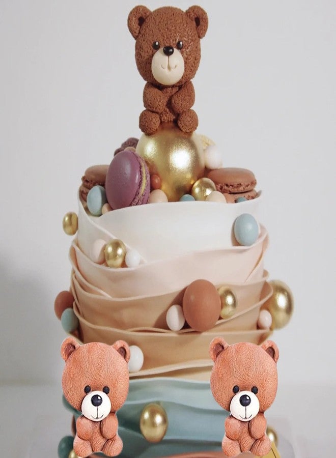 MINFEIDMS Teddy Bear Fondant Silicone Molds Bear Silicone Molds For Cake Decoration Cupcake Topper Candy Chocolate Gum Paste Polymer Clay - Image 5