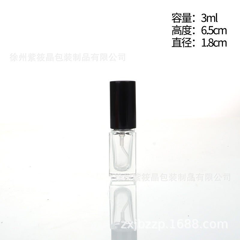 10Ml Square Perfume Bottle Clear Glass Perfume Sample Bottle Cosmetic Spray Bottle 5Ml Perfume Bottles - Image 1
