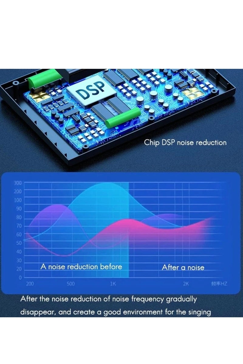 Broadcast Sound Card, 8 Sound Effects 10 Special Effects Noise Cancellation Sound Mixer, for DJ, Singing, Live Streaming  - Image 4