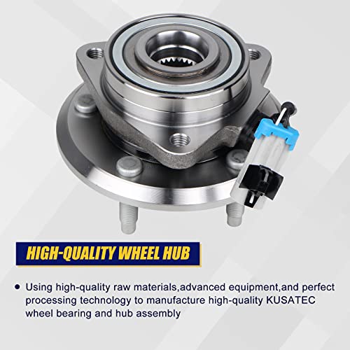 KUSATEC 513276 Front Wheel Bearing and Hub Assembly Fit for Chevy Equinox 07-09/ Captiva Sport 12-15, Saturn Vue 08-10, 07-09 Pontiac Torrent/Suzuki XL-7, 5 Lug w/ABS - Image 3