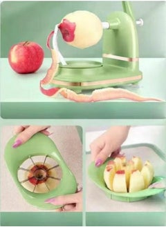 GUDOO Multi-function Fruit Peeler Apple Peeler With Corer Remover Machine And Spare Blades Apple Peeler And Cutter Set  - Image 4