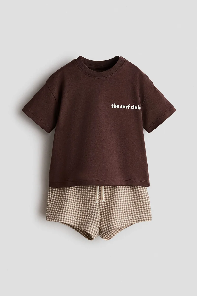 H&M 2-piece cotton jersey set
