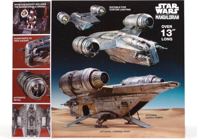 AMT Star Wars Mandalorian Razor Crest 172 Scale Model Kit - Image 4