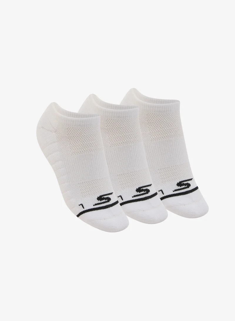 3 Pack Terry No Show Socks