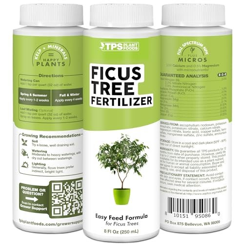 TPS NUTRIENTS أسمدة TPS NUTRIENTS لشجرة التين لصالح جميع نباتات التين، التين ونباتات موراسيا، طعام سائل للنبات بوزن 8 أوقية (250mL) - Image 5