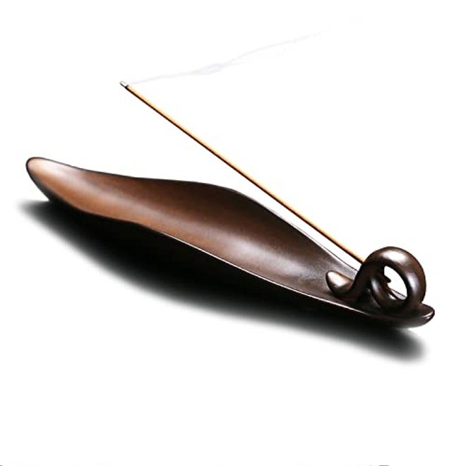 9" White Porcelain Incense Holder with 3 Holes - Perfect for Spa, Meditation, Yoga, Home & Office