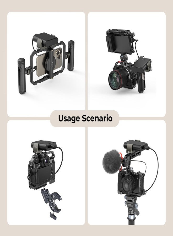 SmallRig Power Bank Holder, Power Bank Clamp Mount for Camera, Compatible with Width Range 2.1"-3.3" and Thickness Range 0.6"-1" Power Banks2790 - Image 5