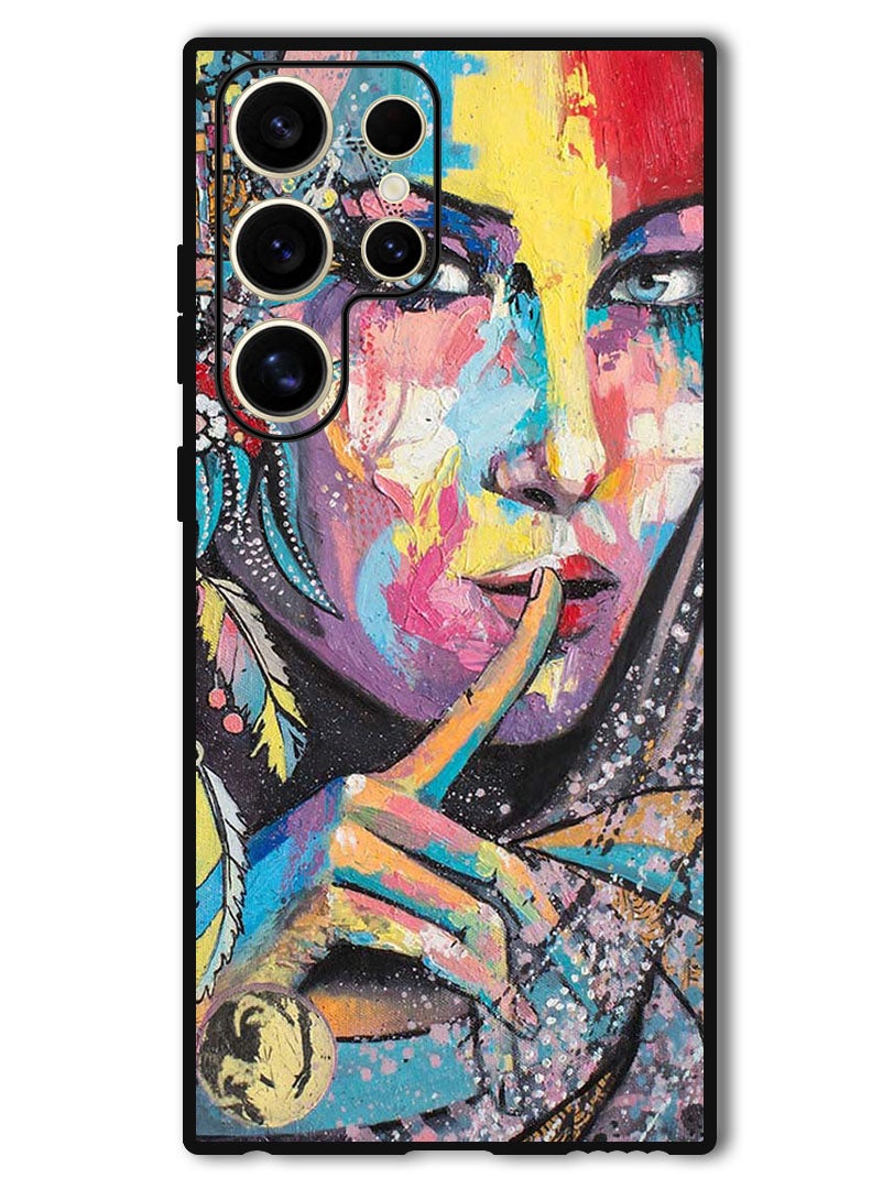 Theodor Protective Case Anti Scratch Shock Proof Bumper Cover For Samsung Galaxy S24 Ultra Face - Image 1
