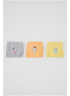 Girl Regular Fit Underwear Slip - 3 Pack