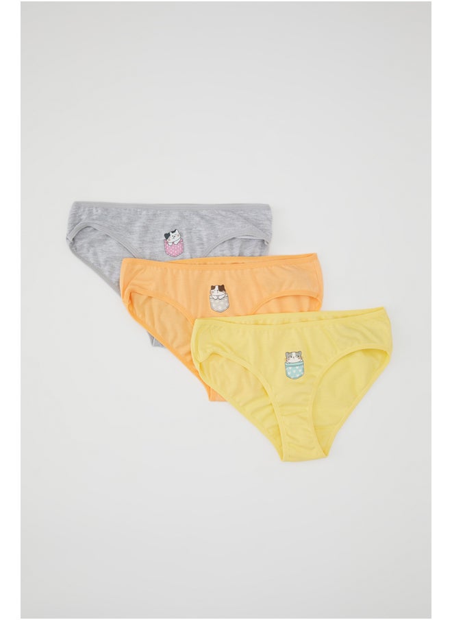 DeFacto - Girl Regular Fit Underwear Slip - 3 Pack - Image 1