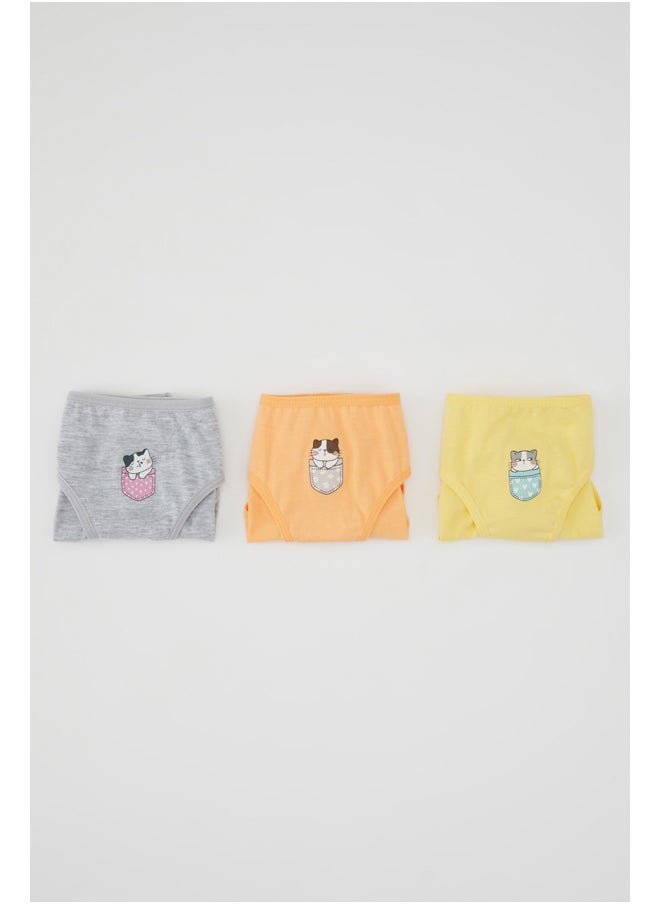 DeFacto - Girl Regular Fit Underwear Slip - 3 Pack - Image 1
