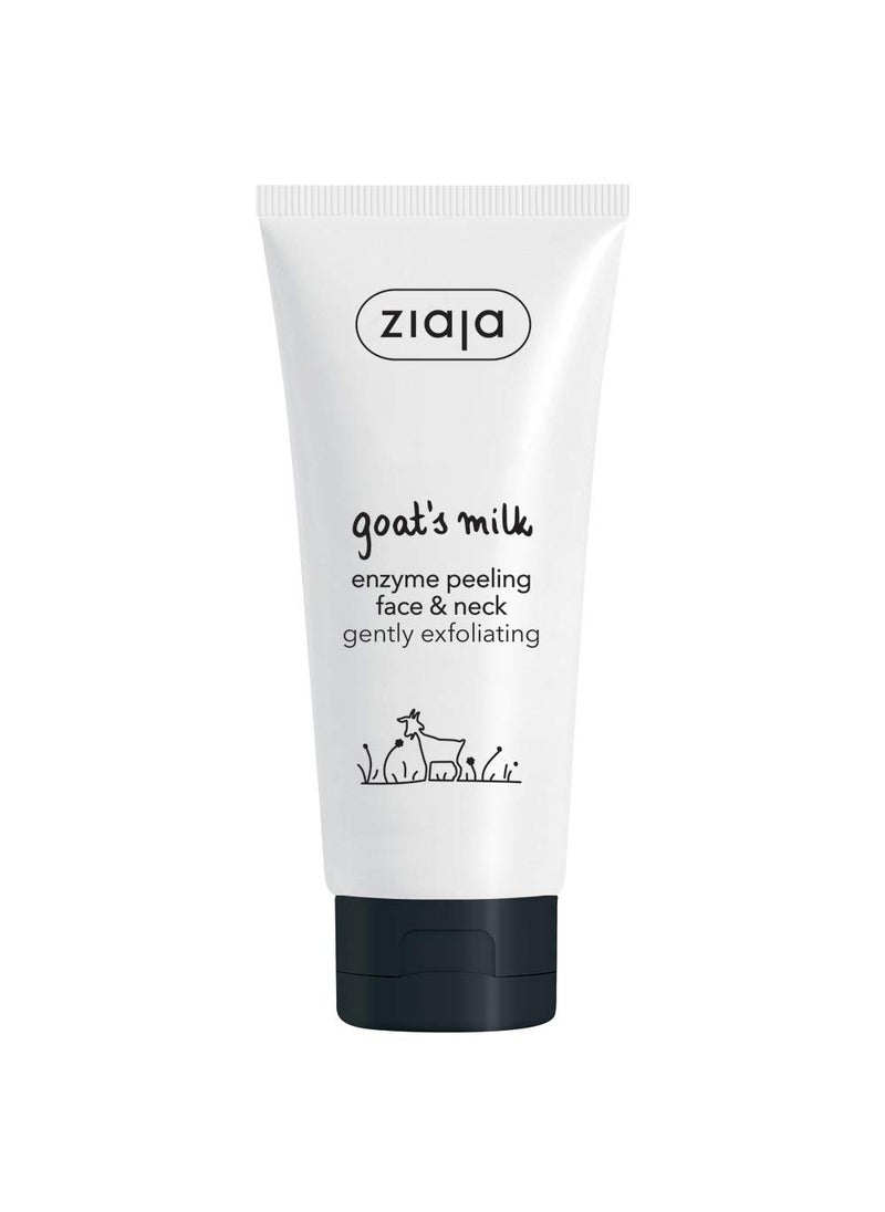 Ziaja Ziaja Goats Milk Enzyme Peeling face and neck gently exfoliating 