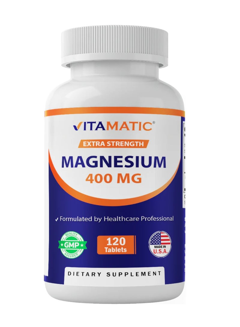 فيتاماتيك المغنيسيوم، 400 ملغ، 120 قرصًا