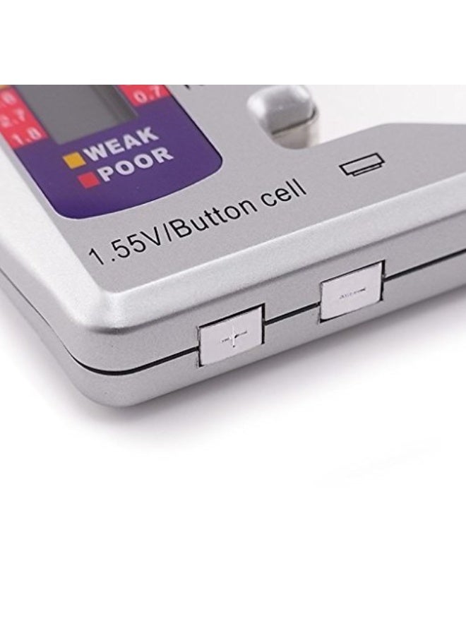 Battery Tester Checker Seven Type of Battery C AA AAA D N 9V (6F22) and 1.55V Batteries - Image 3