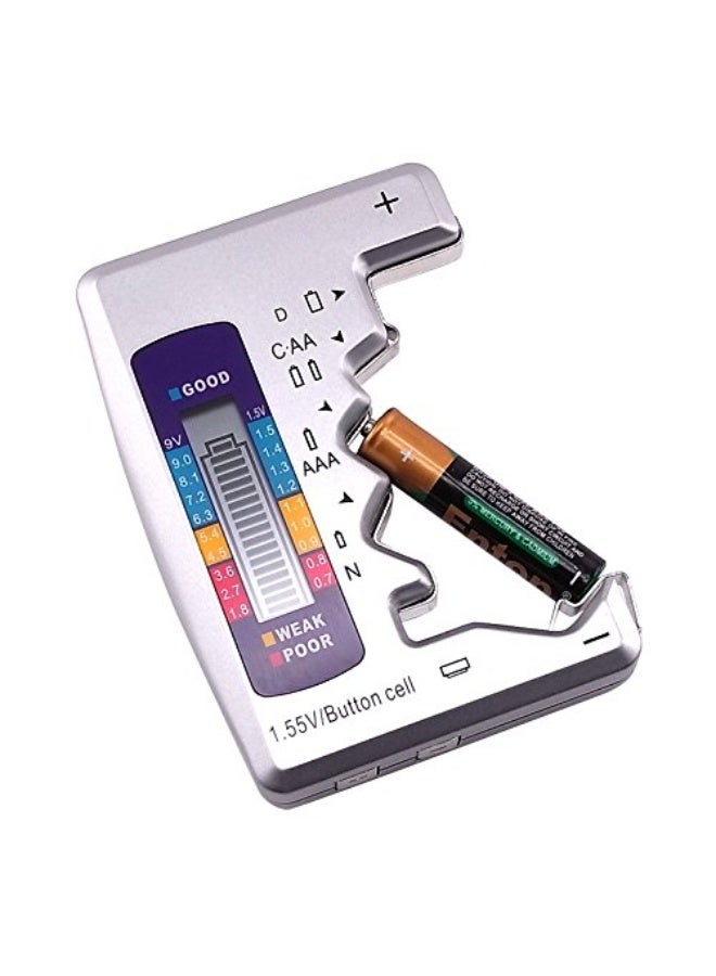 Battery Tester Checker Seven Type of Battery C AA AAA D N 9V (6F22) and 1.55V Batteries - Image 5