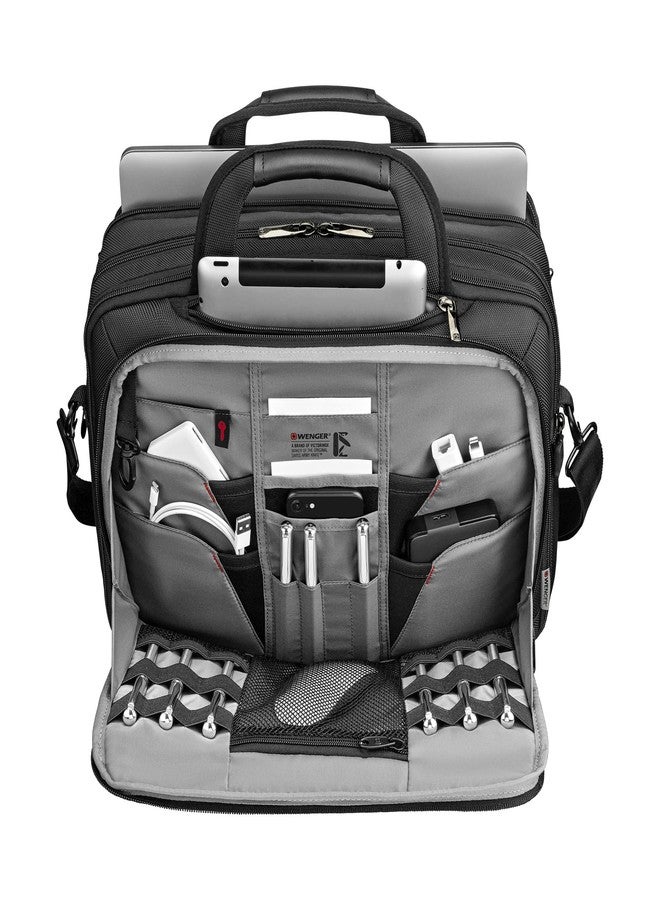WENGER, Bc Star Expandable, 14-16 Inch Laptop Briefcase, 18 Liters Black Swiss Designed-Blend Of Style And Function, 612268 - Unisex - Image 4